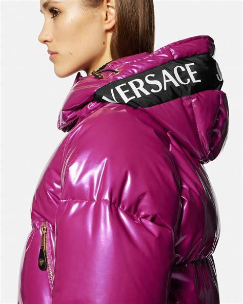 versus versace puffer jacket|versace bomber jacket women's.